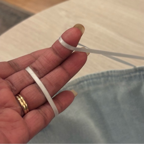 Amanda Uprichard Fae Denim Strapless Mini Dress size S - Picture 16 of 16